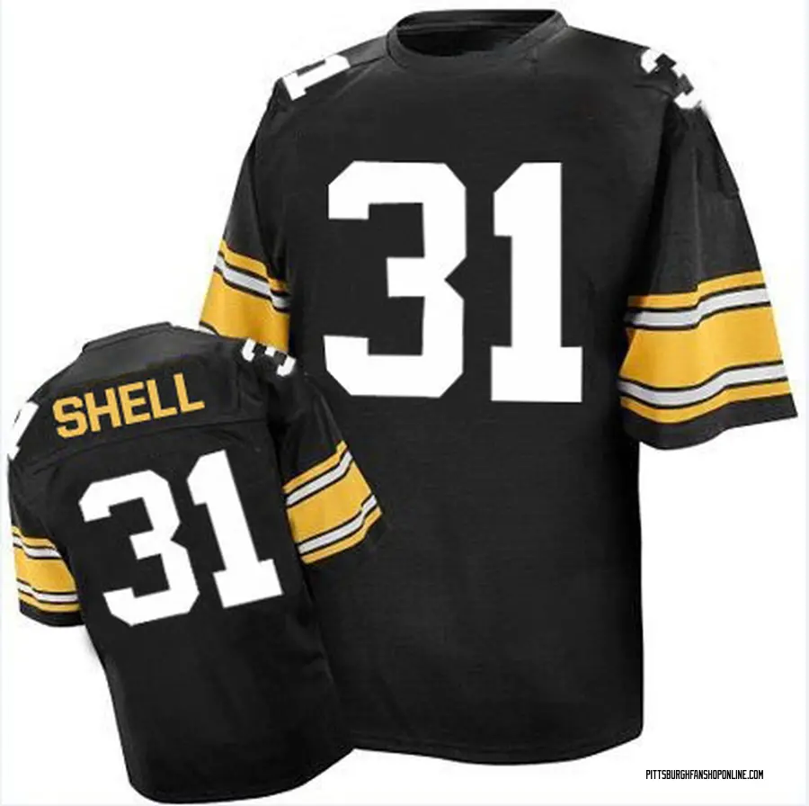 Donnie Shell Pittsburgh Steelers Jersey black – Classic Authentics