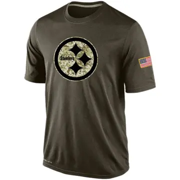 Chapelle Russell Pittsburgh Steelers Men's Legend Olive Salute to Service T- Shirt