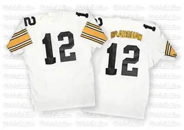 Terry Bradshaw Pittsburgh Steelers Mitchell & Ness 1975 Authentic Throwback  Retired Player Jersey - Black